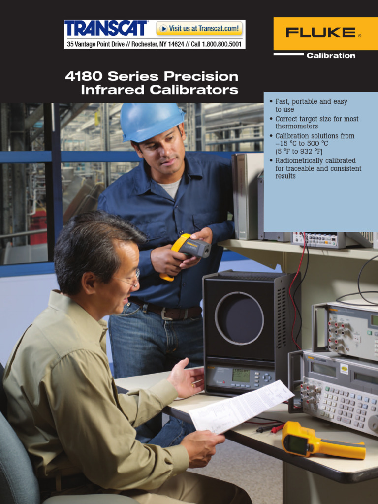 Fluke 4180 Precision Infrared Calibrators | PDF | Calibration | Infrared