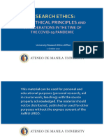 UREO - Research Ethics Principles