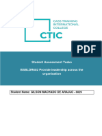 BSBLDR602 Assessment Task 2