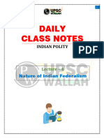 Indian Polity 04 - Daily Class Notes - (Sankalp (UPSC 2024) )