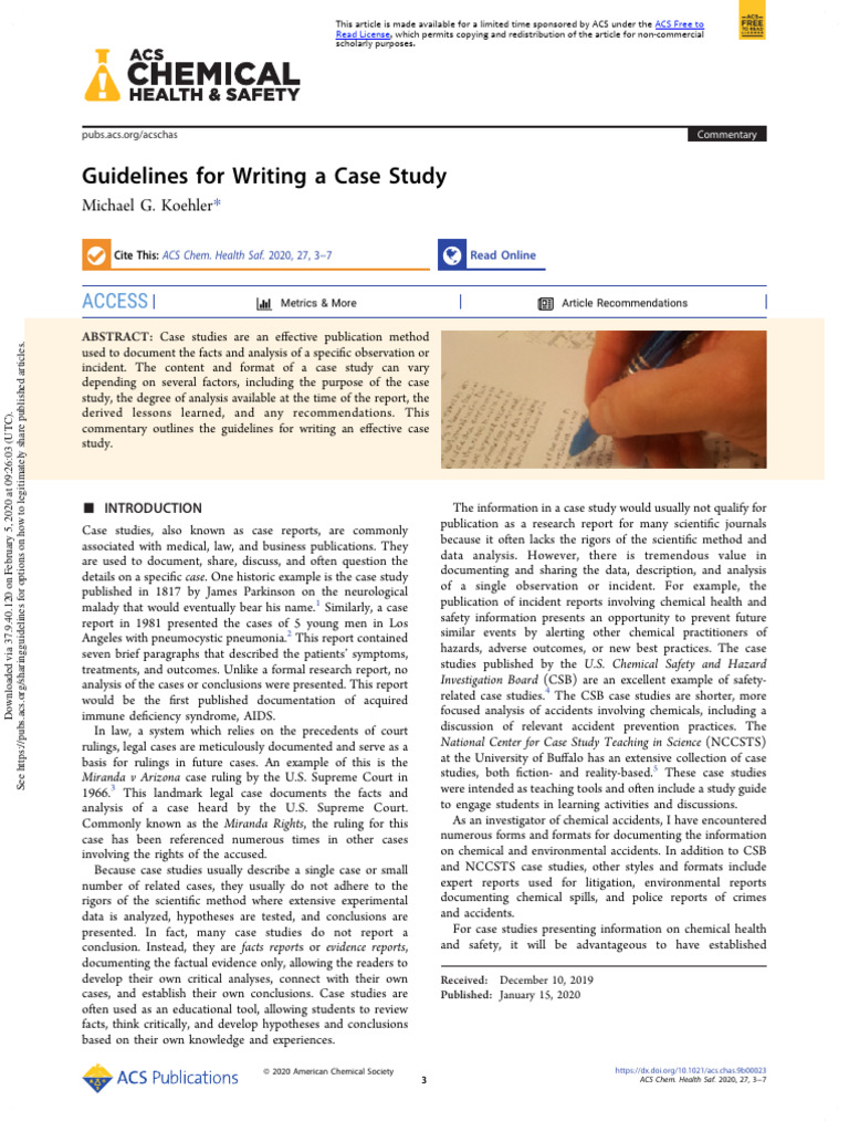 1Case Study Guidelines PDF Information Data