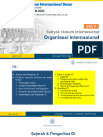 Subyek HI-Organisasi Internasional (2023)