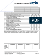 Ductwork Installation Checklist