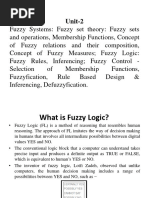 Unit-II Fuzzy Logic - CS