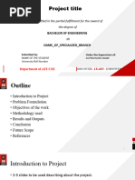 Mini Project Synopsis Format Guide | PDF | Design | Written Communication