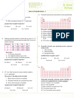 Meb Periyodik Sistem Kazanım Testi 2