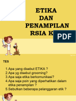 Materi Etika Penampilan Petugas RSSSS