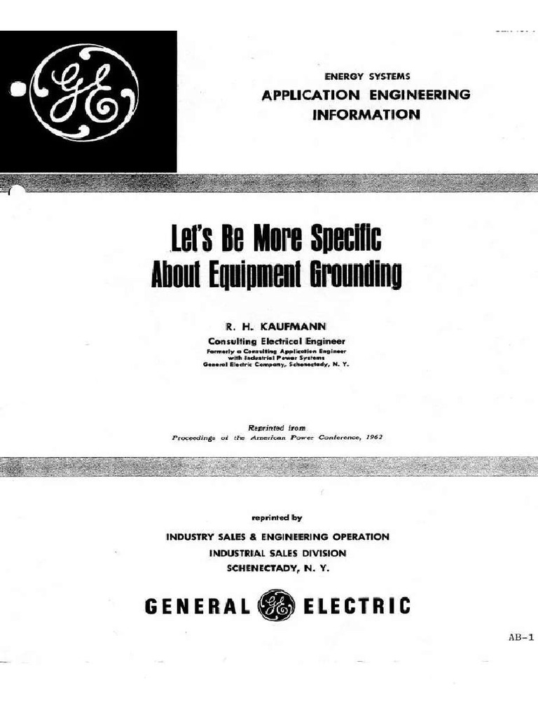 Lets B More Specific About Equipment Grounding Pdf