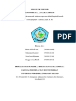 Kelompok 2 Linguistik Forensik Materi Linguistik Dalam Bahasa Hukum