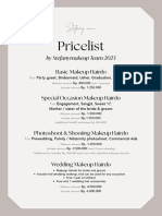 Pricelist by Stefanymakeup Team
