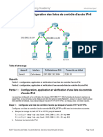 4.3.2.6 Packet Tracer - Configuring IPv6 ACLs