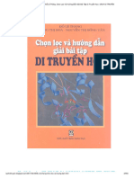 2009. Đỗ Lê Thăng. Chọn Lọc Và Hướng Dẫn Giải Bài Tập Di Truyền Học - SÁCH DI TRUYỀN-các Trang Đã Xóa