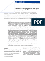 Molecular Ecology - 2012 - SILVA - Host Jump Drives Rapid and Recent Ecological Speciation of The Emergent Fungal Pathogen