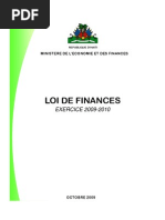 HAITI - Loi de Finances Exercice 2009-2010 (Budget)