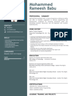 MohammedRameesh CV