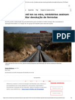 Acordo de Facilitação de Devolução de Ferrovia