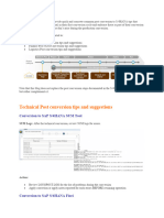 Hana Migration Conversion Tips