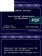 Pola Hubungan Antarkelompok Sos-1