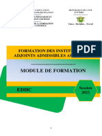 MODULE EDHC - Formation IA 2022