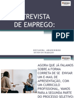 Entrevista de Emprego 2023 Atualizado