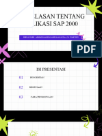 Penjelasan Sap 2000