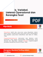 Literasi Ilmiah - Hipotesis Dan Kerangka Teori