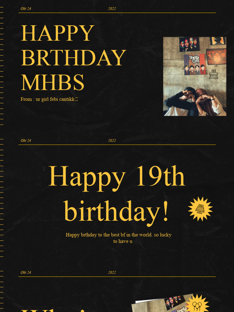 Digital 50th Birthday Photo Album by Slidesgo PDF