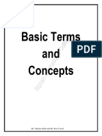 Basic Terms and Concept