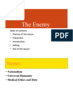 The Enemy Notes