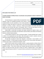 Interpretacao de Texto Queijo de Minas 2o Ano Do Ensino Medio Respostas