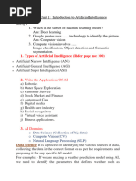 Part B Unit 1 AI Introduction and Domain