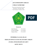 Makalah Tafsir Hadits Akhlak KLMPK1