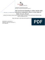 Factors Associated With Functional Disability in Older Adults With Cancer Treated at Reference Outpatient Clinics in The State of Mato Grosso, Brazil