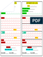 Movimento de Caixa Loja