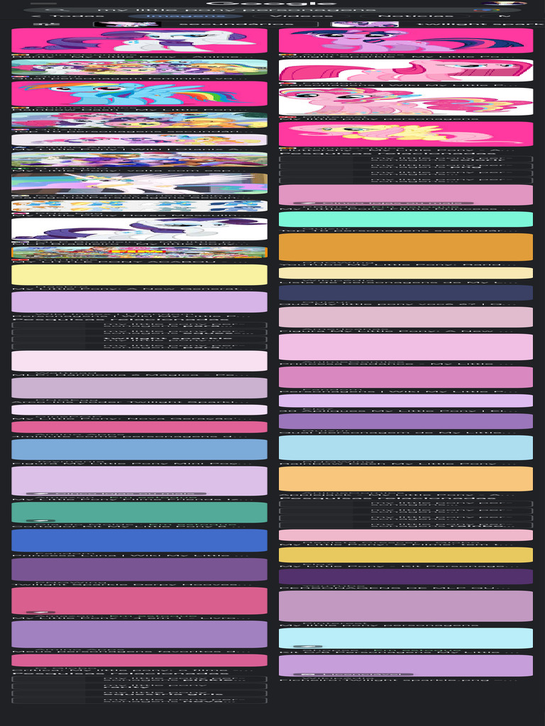 My little pony personagens pesquisa google download gr tis pdf