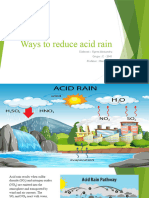 Ways to reduce acid rain