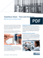 5327 Brochure Analysis and Test of Stainless Steel