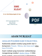 (Kuliah 8) Metabolisme Asam Nukleat