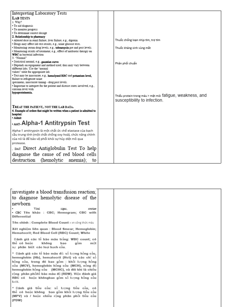 Interpreting Laboratory Tests | PDF