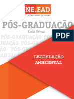 Legislação Ambiental-Pós Graduação