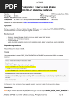 ABAP Upgrade: How To Skip Phase RUN - SGEN - GENER8 On Shadow Instance