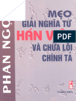 Mẹo Giải Nghĩa Từ Hán Việt Và Chữa Lỗi Chính Tả