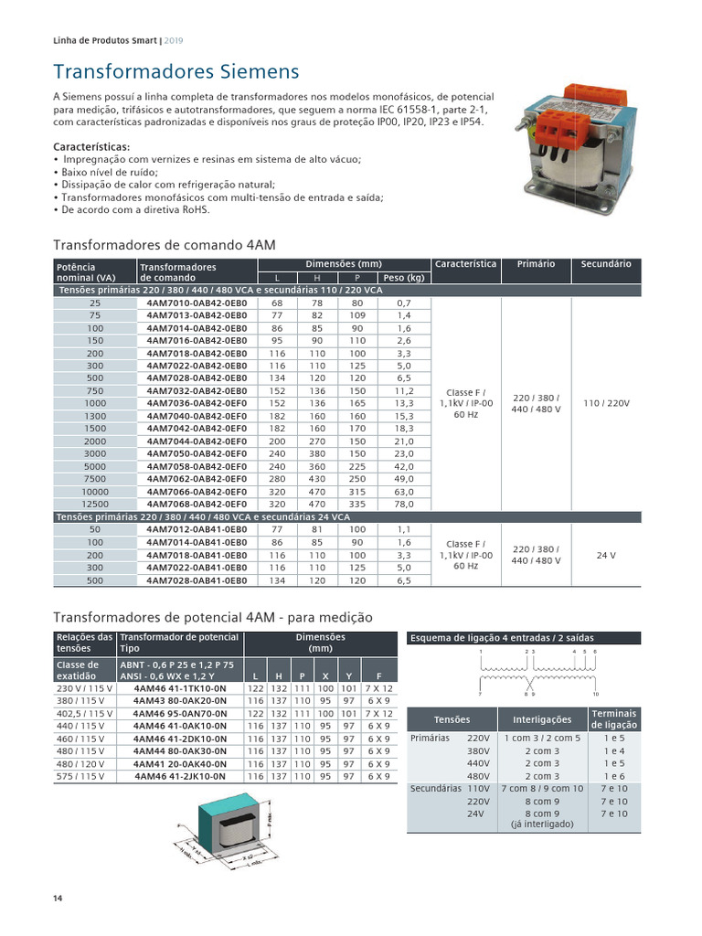 cat-logo-de-transformadores-siemens-4am-pdf-quantidades-f-sicas