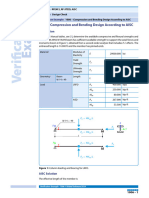 1006 - Compression and Bending Design According To AISC: Description