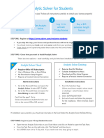 Analytic Solver v2021 - Student Installation Guide