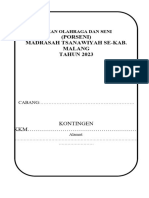 BERKAS PENDAFTARAN PORSENI MTs KAB. 2023