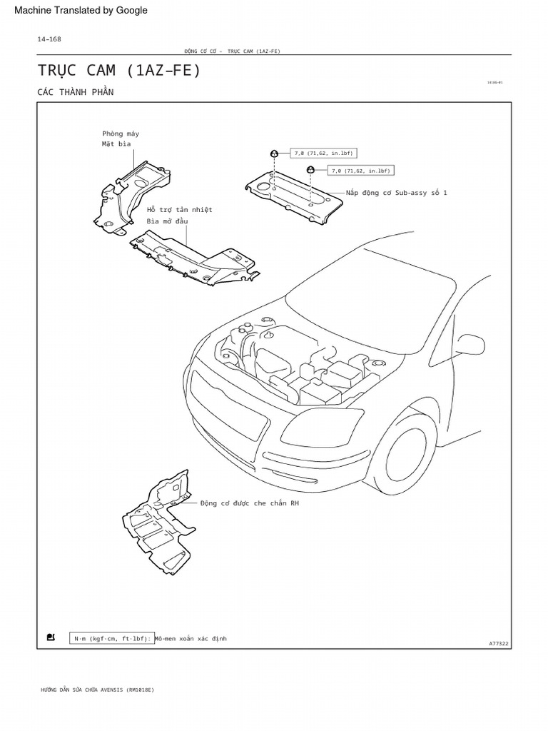Toyota 1azfe Engine Mechanical | PDF
