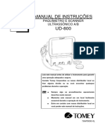 Manual de Instruções UD-800: Paquímetro E Scanner Ultrassônico A/B