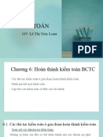 Chương 6 - Hoàn thành kiểm toán BCTC