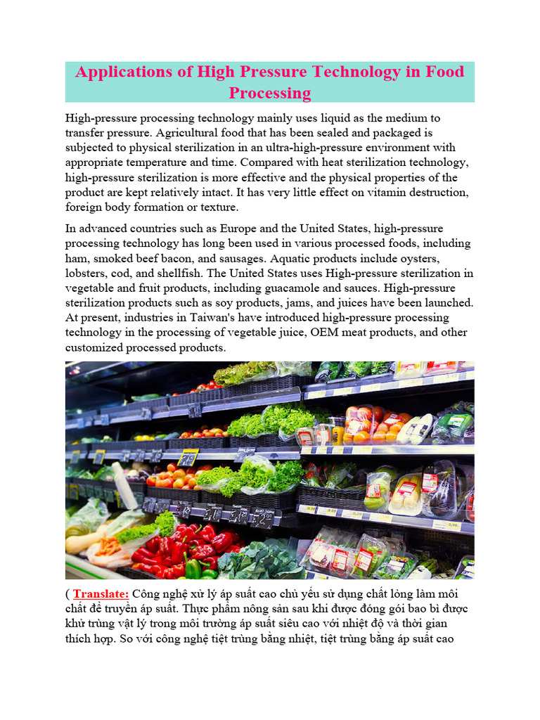 applications-of-high-pressure-technology-in-food-processing-pdf